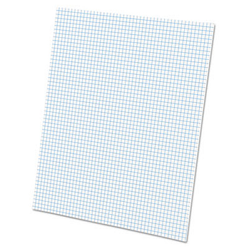 Ampad Quadrille Pads, Quadrille Rule (5 sq/in), 50 White (Heavyweight 20 lb Bond) 8.5 x 11 Sheets (22002)