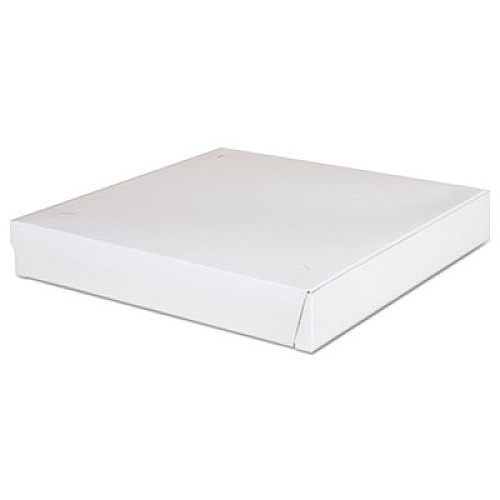 SCT Lock-Corner Pizza Boxes, 12 x 12 x 1.88, White, 100/Carton (1460)