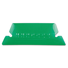 Pendaflex Transparent Colored Tabs For Hanging File Folders, 1/5-Cut Tabs, Green, 2" Wide, 25/Pack (42GRE)