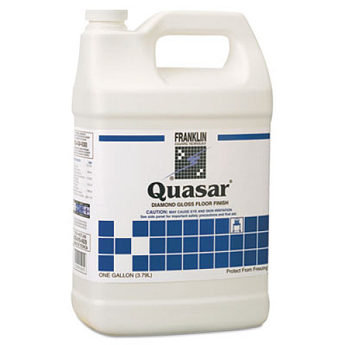 Franklin Cleaning Technology Quasar High Solids Floor Finish, Liquid, 1 gal Bottle (F136022)