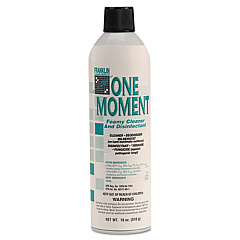 Franklin Cleaning Technology One Moment Foamy Cleaner and Disinfectant, Citrus, 18 oz Aerosol Spray, 12/Carton (F803215)