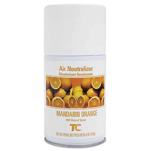 Rubbermaid Commercial TC Standard Aerosol Refill, Mandarin Orange, 6 oz Aerosol Spray, 12/Carton (401504)