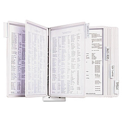 Durable Sherpa Sherpa Wall-Mount Reference System, 10 Panels (554110)