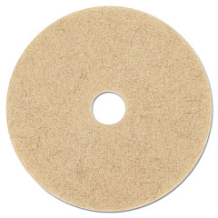 3M Ultra High-Speed Natural Blend Floor Burnishing Pads 3500, 27" Diameter, Tan, 5/Carton (20317)