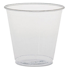 Dart Plastic Sampling Cups, 3.5 oz, Clear, Polystyrene, 100/Bag, 25 Bags/Carton (TK35)