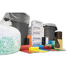 Inteplast Group Institutional Low-Density Can Liners, 16 gal, 1.3 mil, 24" x 32", Red, 250/Carton (WSL2432R)