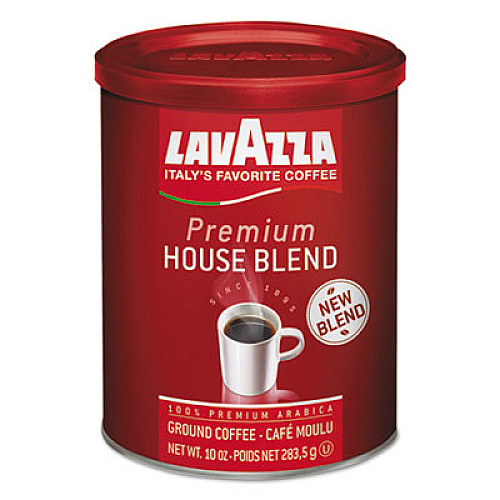 Lavazza Premium House Blend Ground Coffee, Medium Roast, 10 oz Can (2709)