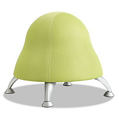 Safco Runtz Ball Chair, Backless, Supports Up to 250 lb, Sour Apple Green Seat, Silver Base (4755GS)