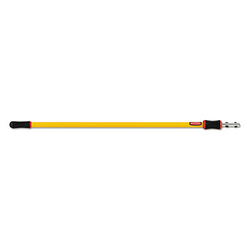 Rubbermaid Commercial HYGEN HYGEN 48-96" Quick-Connect Extension Pole, Aluminum, Yellow (Q765YEL)