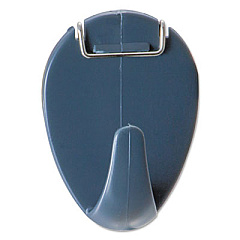 Universal Deluxe Recycled Cubicle Clip with Hook, 40 Sheet Capacity, Charcoal, 5/Pack (UNV08222)