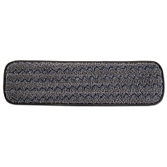 Rubbermaid Commercial HYGEN Pulse Executive Single-Sided Microfiber Flat Mop Head, 18", Dark Gray (1863895)
