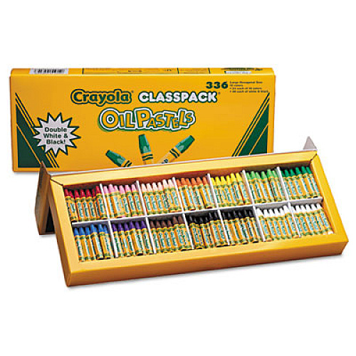 Crayola Oil Pastels,12 Assorted Colors, 336/Pack (524629)