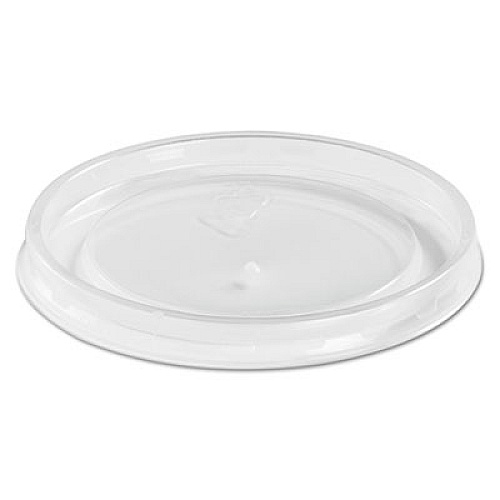 Chinet High Heat Vented Plastic Lids, Fits 6-16 oz, Translucent, 50/Bag, 20 Bags/Carton (89107)