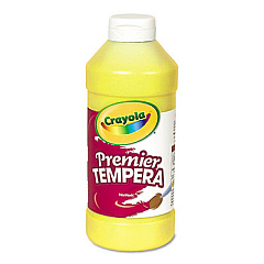 Crayola Premier Tempera Paint, Yellow, 16 oz Bottle (541216034)