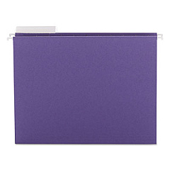 Smead Color Hanging Folders with 1/3 Cut Tabs, Letter Size, 1/3-Cut Tabs, Purple, 25/Box (64023)