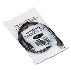 Belkin CAT5e Snagless Patch Cable, RJ45 Connectors, 3 ft., Black (A3L79103BLKS)