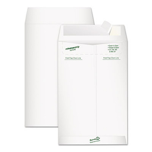 Survivor Catalog Mailers, Lightweight Tyvek, #6 1/2, Square Flap, Redi-Strip Closure, 6 x 9, White, 20/Pack (R1319)