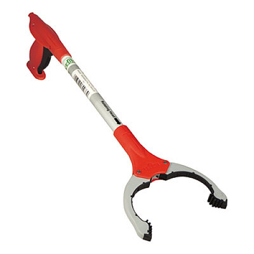 Unger Nifty Nabber Extension Arm with Claw, 18", Aluminum/Red (NN40R)