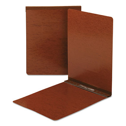 Smead Prong Fastener Premium Pressboard Report Cover, Two-Piece Prong Fastener, 2" Capacity, 8.5 x 11, Red/Red (81725)