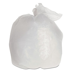 Rubbermaid Commercial Linear Low Density Can Liners, 50gal, 2mil, 37w x 44h, Clear, 200/Carton (500888CLE)