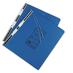 Universal Pressboard Hanging Binder, 2 Posts, 6" Capacity, 14.88 x 11, Blue (UNV15442)