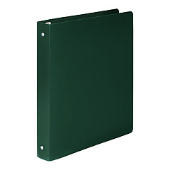 Wilson Jones ACCOHIDE Poly Round Ring Binder, 3 Rings, 1" Capacity, 11 x 8.5, Dark Green (39716)