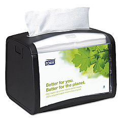 Tork Xpressnap Tabletop Napkin Dispenser, 7.9 x 5.9 x 6.1, Black, 4/Carton (6232000CT)