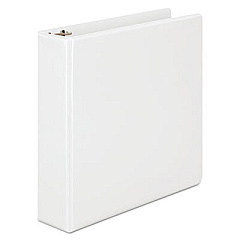 Wilson Jones Basic D-Ring View Binder, 3 Rings, 2" Capacity, 11 x 8.5, White (38644W)