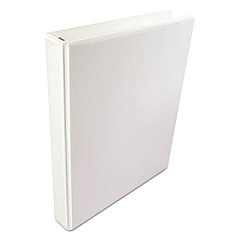 Wilson Jones A4 International Round Ring View Binder, 4 Rings, 3" Capacity, 11.63 x 8.13, White (40833)