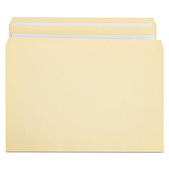 Universal Double-Ply Top Tab Manila File Folders, Straight Tabs, Letter Size, 0.75" Expansion, Manila, 100/Box (UNV16110)