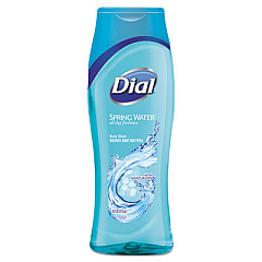 Dial Spring Water Body Wash, 11.75 oz, 6/Carton (02647)