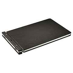 Wilson Jones Raven Vinyl-Guarded Post Binder, 2 Posts, 2" Capacity, 11 x 17, Black (24166N)