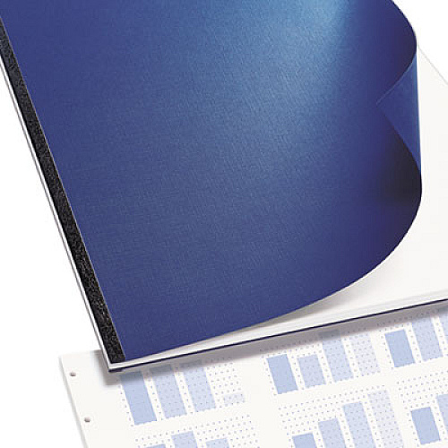 GBC VeloBind Presentation Covers, Navy, 11 x 8.5, Punched & Scored, 25/Pack (9743511)