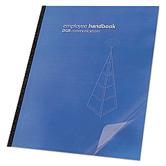 GBC Clear View Presentation Covers for Binding Systems, Clear, 11.25 x 8.75, Unpunched, 25/Pack (2001036)