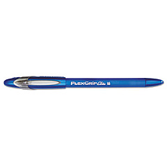 Paper Mate FlexGrip Elite Ballpoint Pen, Stick, Medium 1 mm, Blue Ink, Blue Barrel, Dozen (85586)
