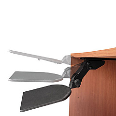 Bush Articulating Keyboard Tray Accessory, 24.63w x 22.25d, Galaxy (AC9980103)