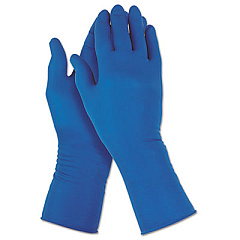 KleenGuard G29 Solvent Resistant Gloves, 295 mm Length, Medium/Size 8, Blue, 500/Carton (49824)