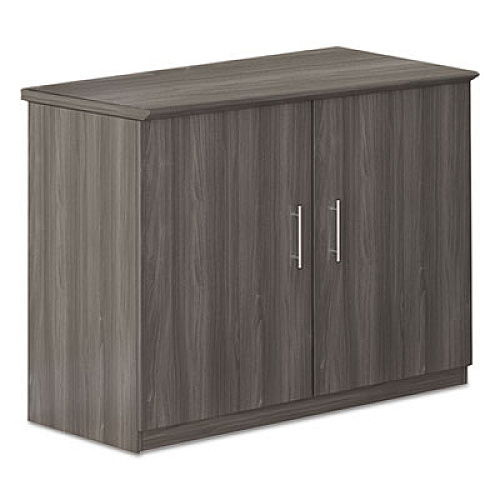 Safco Medina Series Storage Cabinet, 36w x 20d x 29 1/2h, Gray Steel (MSCLGS)