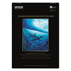 Epson S045487 Exhibition Textured Watercolor Paper