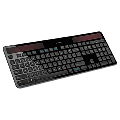 Logitech K750 Wireless Solar Keyboard, Black (920002912)