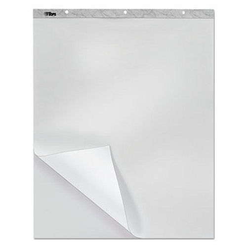 TOPS Easel Pads, Unruled, 27 x 34, White, 40 Sheets, 2/Carton (79062)