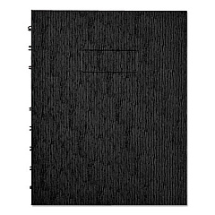 Blueline EcoLogix NotePro Executive Notebook, 1 Subject, Medium/College Rule, Black Cover, 9.25 x 7.25, 75 Sheets (A7150EBLK)