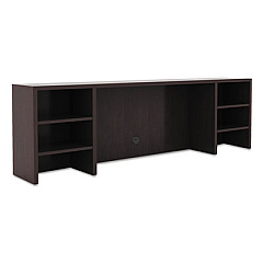 Alera Valencia Series Organizer Hutch, 70.63w x 11.75d x 23.63h, Espresso (ALEVA267212ES)