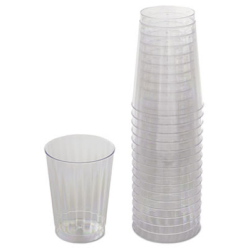 WNA Classicware Tumblers, 10 oz, Plastic, Clear, 16/Pack (RSCC101516PK)