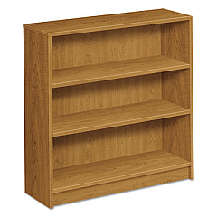 HON 1870 Series Bookcase, Three-Shelf, 36w x 11.5d x 36.13h, Harvest (1872C)