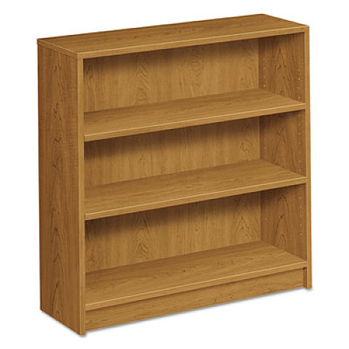 HON 1870 Series Bookcase, Three-Shelf, 36w x 11.5d x 36.13h, Harvest (1872C)