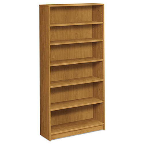 HON 1870 Series Bookcase, Six-Shelf, 36w x 11.5d x 72.63h, Harvest (1876C)