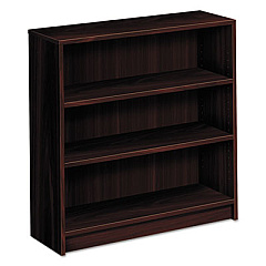 HON 1870 Series Bookcase, Three-Shelf, 36w x 11.5d x 36.13h, Mahogany (1872N)