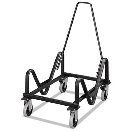 HON GuestStacker Cart, 21.38w x 35.5d x 37.88h, Black (4033T)