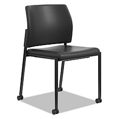HON Accommodate Series Guest Chair, 23.25" x 21" x 32", Black, 2/Carton (SGS6NBUR10B)